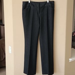 Adrienne Vittadini black straight leg trouser